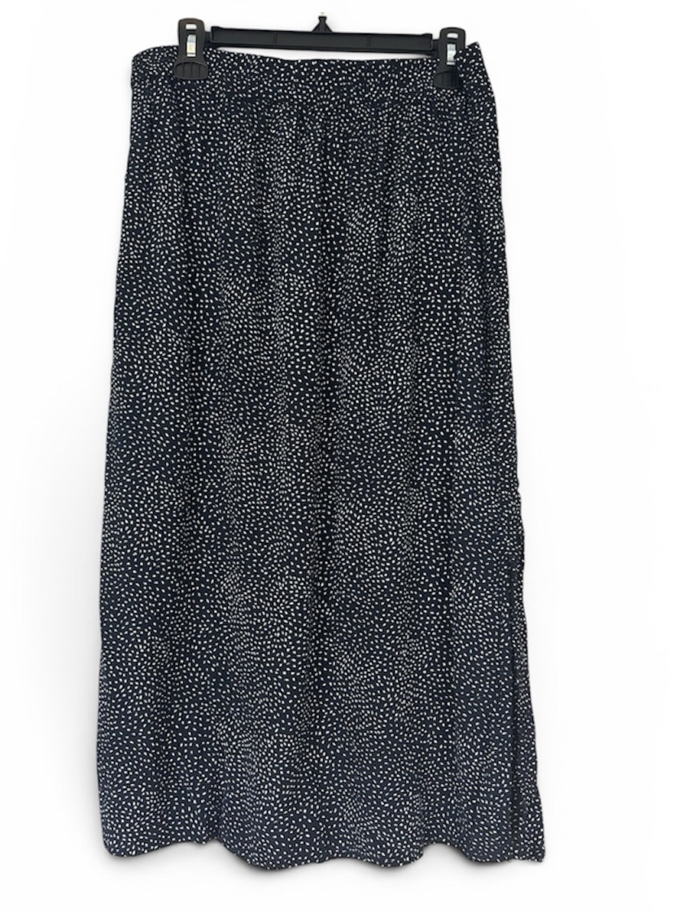 4/$25 Women's black and white Polka Dot Maxi Skirt